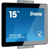 Iiyama ProLite TF1515MC-B2 - LED-skjerm - 15 - åpen ramme - berøringsskjerm - 1024 x 768 - TN - 350 cd/m² - 800:1 - 8 ms - HDMI, VGA, DisplayPort - svart