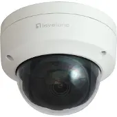 LevelOne GEMINI series FCS-3402 - Nettverksovervåkingskamera - kuppel - utendørs, innendørs - hærverks- / værbestandig - farge (Dag og natt) - 2 MP - 1920 x 1080 - fastfokal - lyd - LAN 10/100 - MJPE