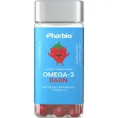 Pharbio Omega-3 Barn, 60 tyggekaplser