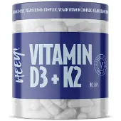 Heey! Vegansk Vitamin D3 + K2 med Superfruits 90 kapsler