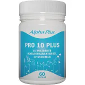 Alpha Plus Pro 10 Plus Melkesyrebakterier 60 kapsler