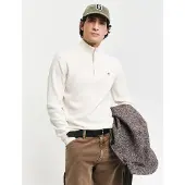Gant Superfine Lambswool Genser Med Halv Glidelås