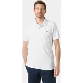 Helly Hansen for man. 54543 White Hudson Polo (XL), Casual, Cotton, Short sleeve