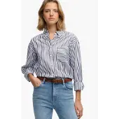 Superdry Poplin Relaxed Fit Skjorte Med Lange Ermer