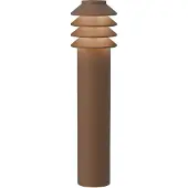 Louis Poulsen Bysted Garden pullert cortenfarget LANG, 24V
