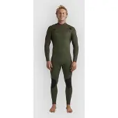 Billabong 302 Furnace Natural Cz Ls Full Våtdrakt grønn