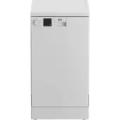 Beko DVS05024W oppvaskmaskin frittstående - Bredde: 45 cm - Høyde: 85 cm - LED-lys - For 10 kuverter - Hvit