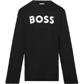 BOSS Genser - Svart m. Hvit - - 5 år (110) - Genser
