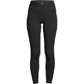 Casall Overlap High Waist Tights, Black