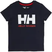 Helly Hansen Blå Logo T-skjorte (122 / 7 år)