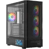 Modecom Volcano Aq400 Argb Midi Black Pc-tårnkasse