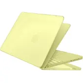 Tech-Protect Softshell-etui til MacBook Neo 13 2026 – matt gul