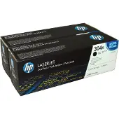 HP 304A - 2-pack - svart - original - LaserJet - tonerpatron (CC530AD) - for Color LaserJet CM2320fxi, CM2320n, CM2320nf, CP2025, CP2025dn, CP2025n...