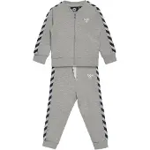 Hummel Joggedress - HMLBille - Grå Melert - - 68 - Joggedress