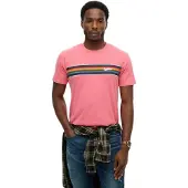 Superdry Outdoor Stripe Logo Rlxd Kortarmet T-skjorte