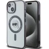 Karl Lagerfeld KLHMP15SHKHNOTK iPhone 15 6,1" gjennomsiktig hardcase IML Karl`s Head MagSafe