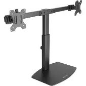 TooQ Tv/monitor-skrivebordsstativ 2 Armer 17-27´´