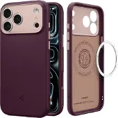 Spigen Nano Pop Mag MagSafe-etui for iPhone 17 Pro - burgunder