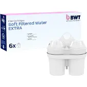 BWT 814560 vannfilterpatron 6-pk Soft Filtered Water EXTRA