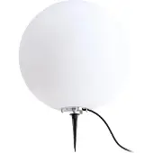 LINDBY kuleformet lampe Valyra, Ø 50 cm, IP54, jordspyd