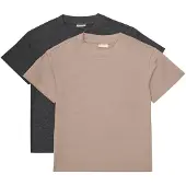 Minymo T Skjorte (2 Pk) Fossil (122 / 7 år)