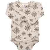 Joha Merino Ull Body Snowflake Beige (100 / 3-4 år)