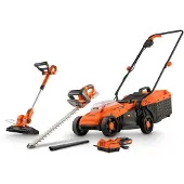 Powerplus Set Elektrisk Gressklipper 3.0ah 20v 3 Stykker