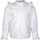 Vilje & Ve Leona Bluse White Cotton (122 / 7 år)