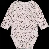 Hust and Claire Bebe Blomst Body Gray morn (80 / 1 år)