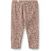 Wheat Jersey Leggings Jules Grey Rose Flowers (92 / 2 år)