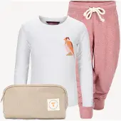 Tufte Wear Tufte Nattsmelle Jersey Pj-Set Heather Rose (146/152)