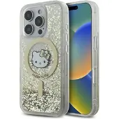 Hello Kitty Liquid Glitter Fever MagSafe iPhone 16 Pro-etui - gull