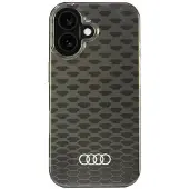 Audi IML-søm mønster MagSafe iPhone 16 6,1" svart/svart hardcase AU-IMLMIP16-Q5/D3-BK