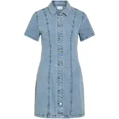 Vila Vinisa Kort Denimkjole