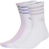 Adidas Originals 3-Stripes Glitter Crew 3-Pack Sokker rosa