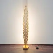 Holländer Gulvlampe PIETRO, gullfarget, høyde 152 cm, metall, 6 x G4
