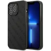 Karl Lagerfeld perforert allover-etui for iPhone 13 Pro / 13 6,1" - Svart