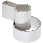 LUCANDE LED-utendørs vegglampe Elune, lysegrå, IP44, opp/ned