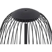 LUCANDE utendørs LED-gulvlampe Richi, svart, høyde 90 cm, IP44