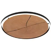 Elobra LED-taklampe Havana M, tre/metall, Ø 57 cm