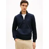 Tommy Hilfiger Essential Terry Halv Glidelås Genser