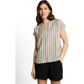 Tom Tailor 1051083 Kort Ermet Bluse