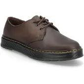 Dr. Martens for man. 41555201 Dark brown Brookline Lo Leather Shoes (43), Flat, Laces, Casual
