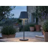 FH Lighting LED-bordlampe batteri Cosenza 2.0 34 cm svart