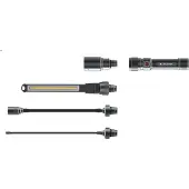 Led Lenser Ledlenser Workers Friend Lygte genopladelig med lampehoveder