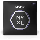 D'Addario NYXL1149 Nickel Wound Electric Guitar Strings Medium 11-49