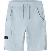 Name it Shorts - Piqué - NkmVivasse - Blue Tåke - - 8 år (128) - Shorts