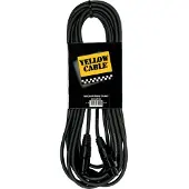 Yellow cable M10X - XLR/XLR 10m.