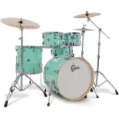 Gretsch drums Gretsch Catalina Maple 22 5pc With Istanbul Xist Cymbals Hardware & Throne Seaform Green