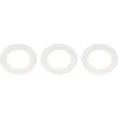 Llitt Doris 230V Dimbar downlight spotlight 3000K 400lm IP65 3-pack Vit